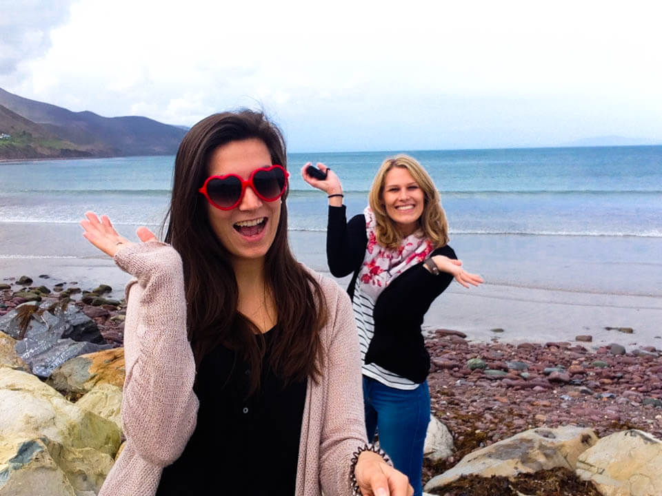 fun with friends at the ring of kerry road trip