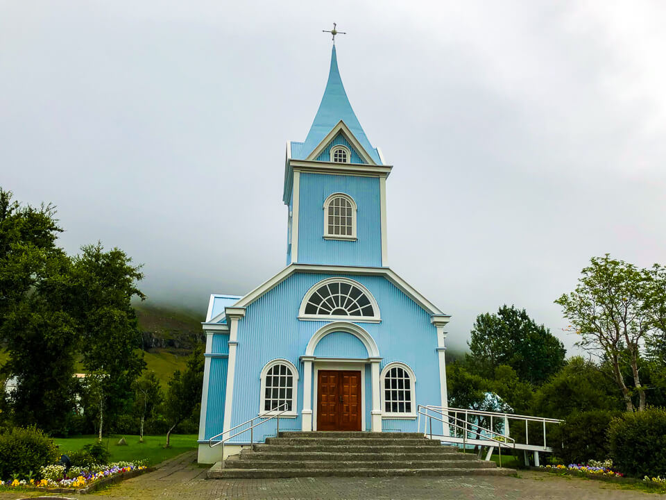 Church in Seyðisfjörður Iceland