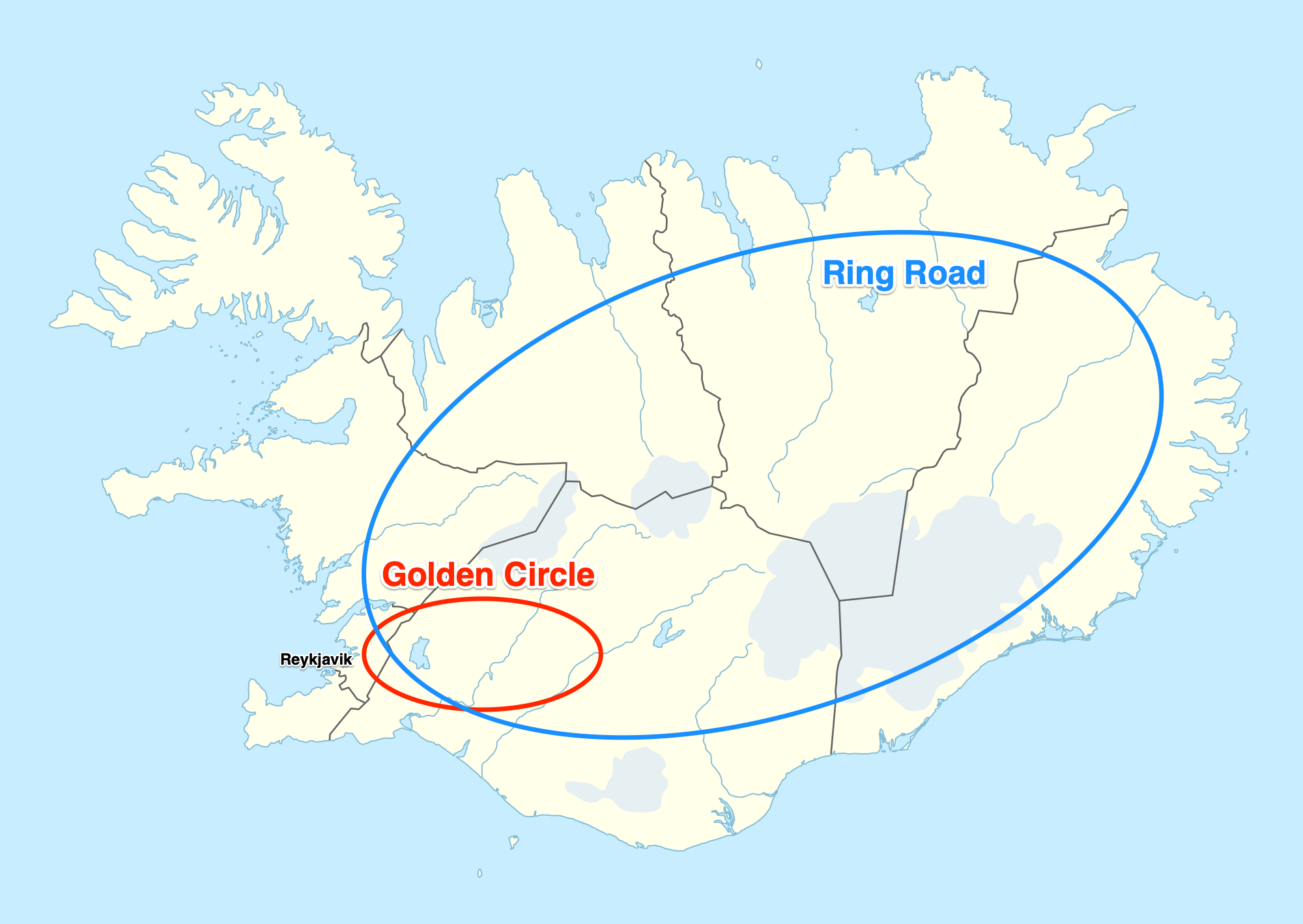 Golden Circle vs Rind Road Iceland